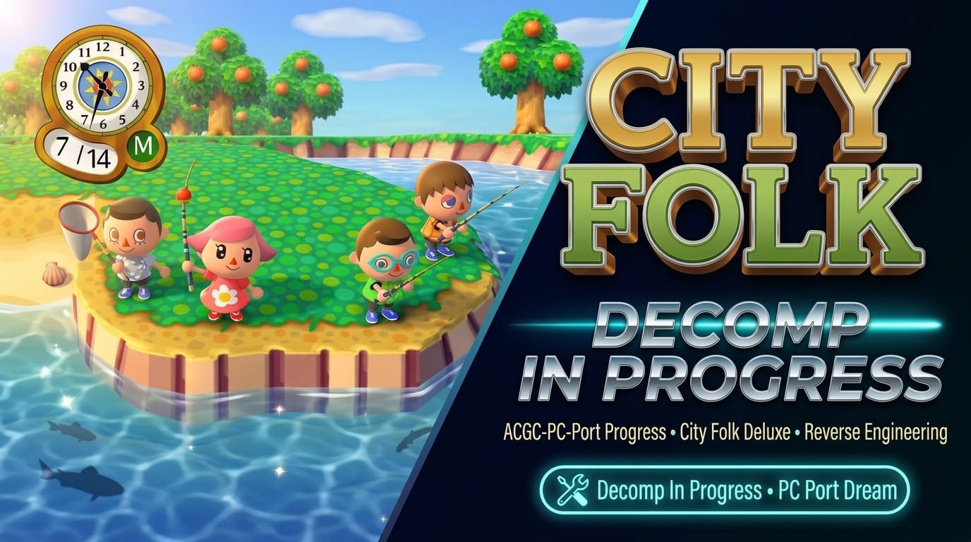 Animal Crossing’s Native PC Port Proves What’s Possible—Why ‘City Folk’ Deserves the Full Recomp Treatment