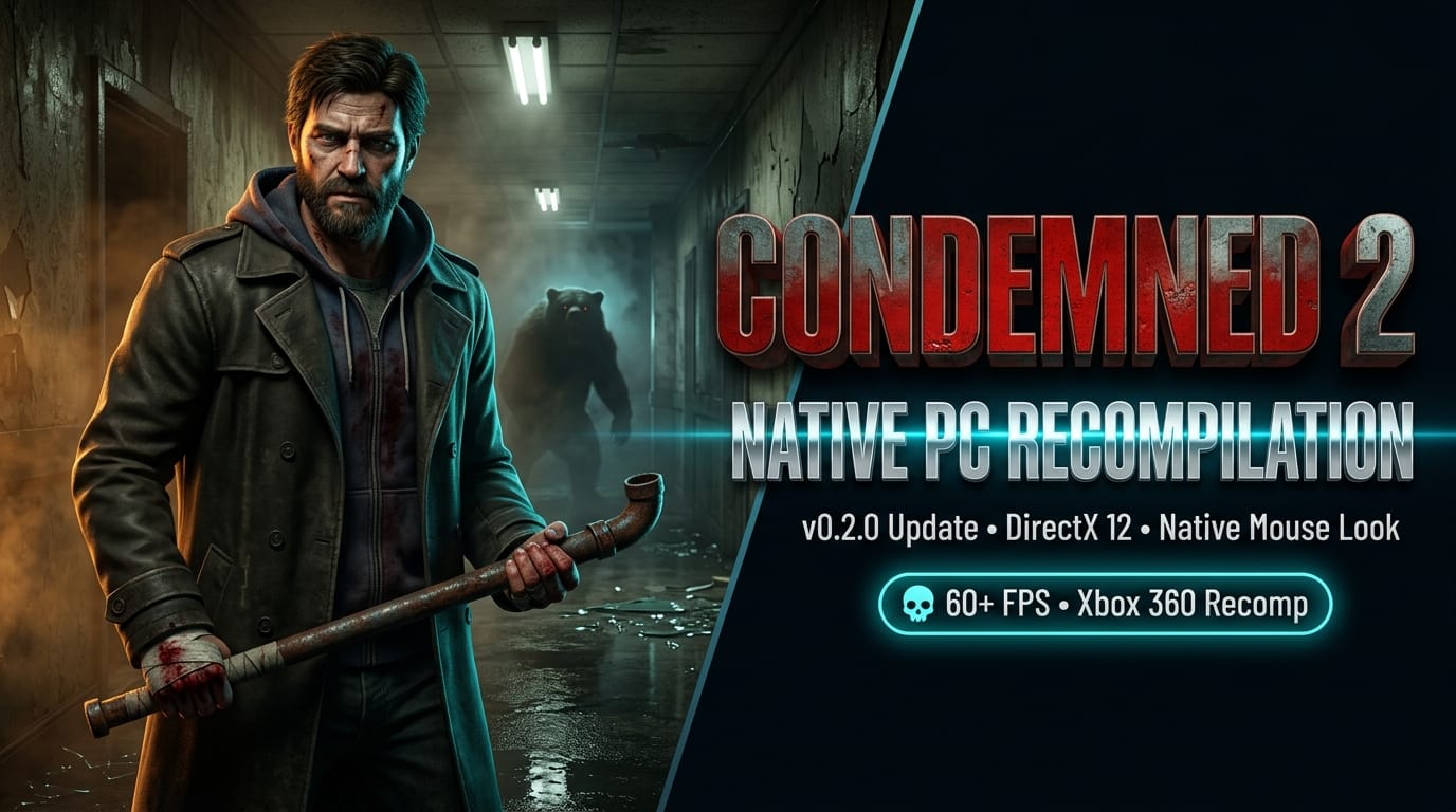 Condemned 2: Bloodshot Native PC Recompilation Hits v0.2.0: Automated Setup, Native Mouse Look & DirectX 12 Performance
