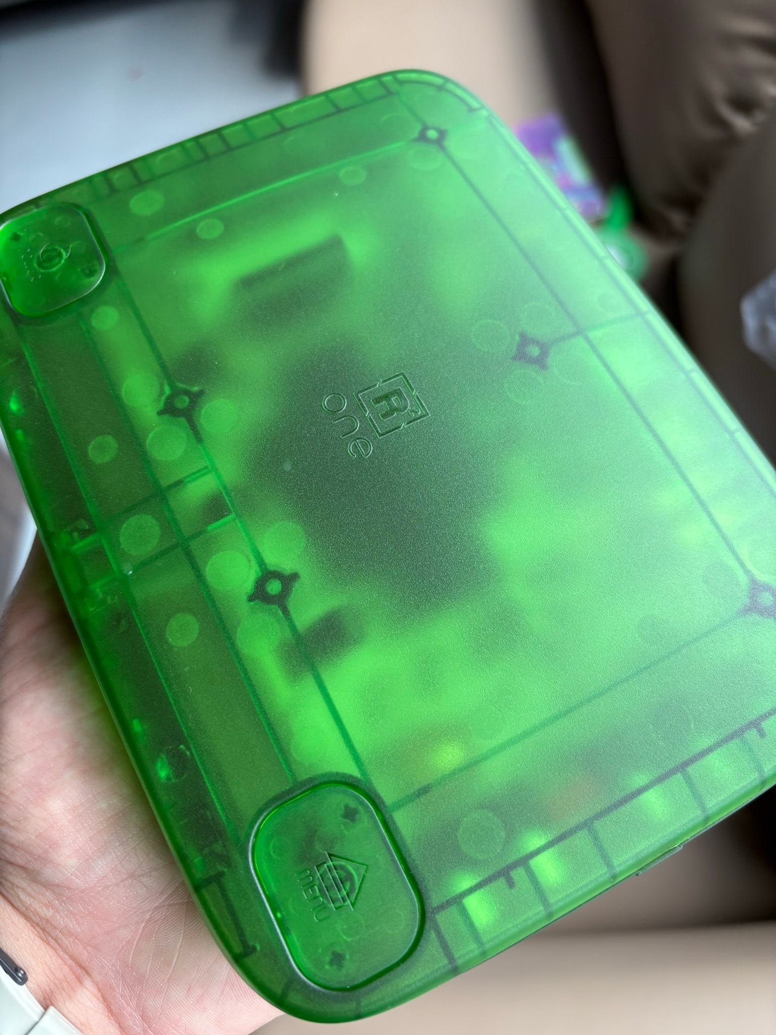 Emerald translucent SuperStation one prototype shell