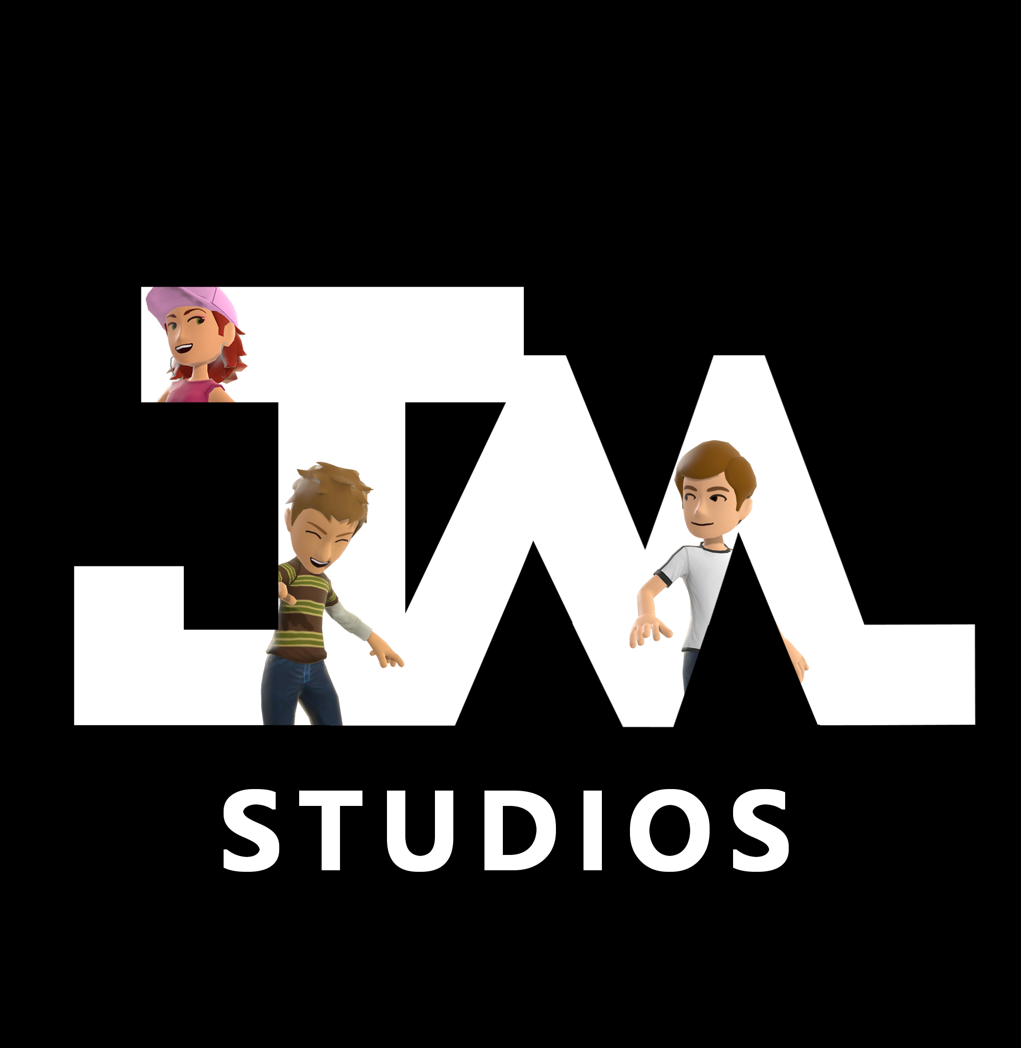 JM Studios logo with Xbox 360 Avatars