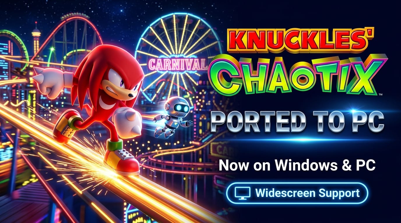 Knuckles' Chaotix Recompiled: Sega 32X Classic Ported to PC