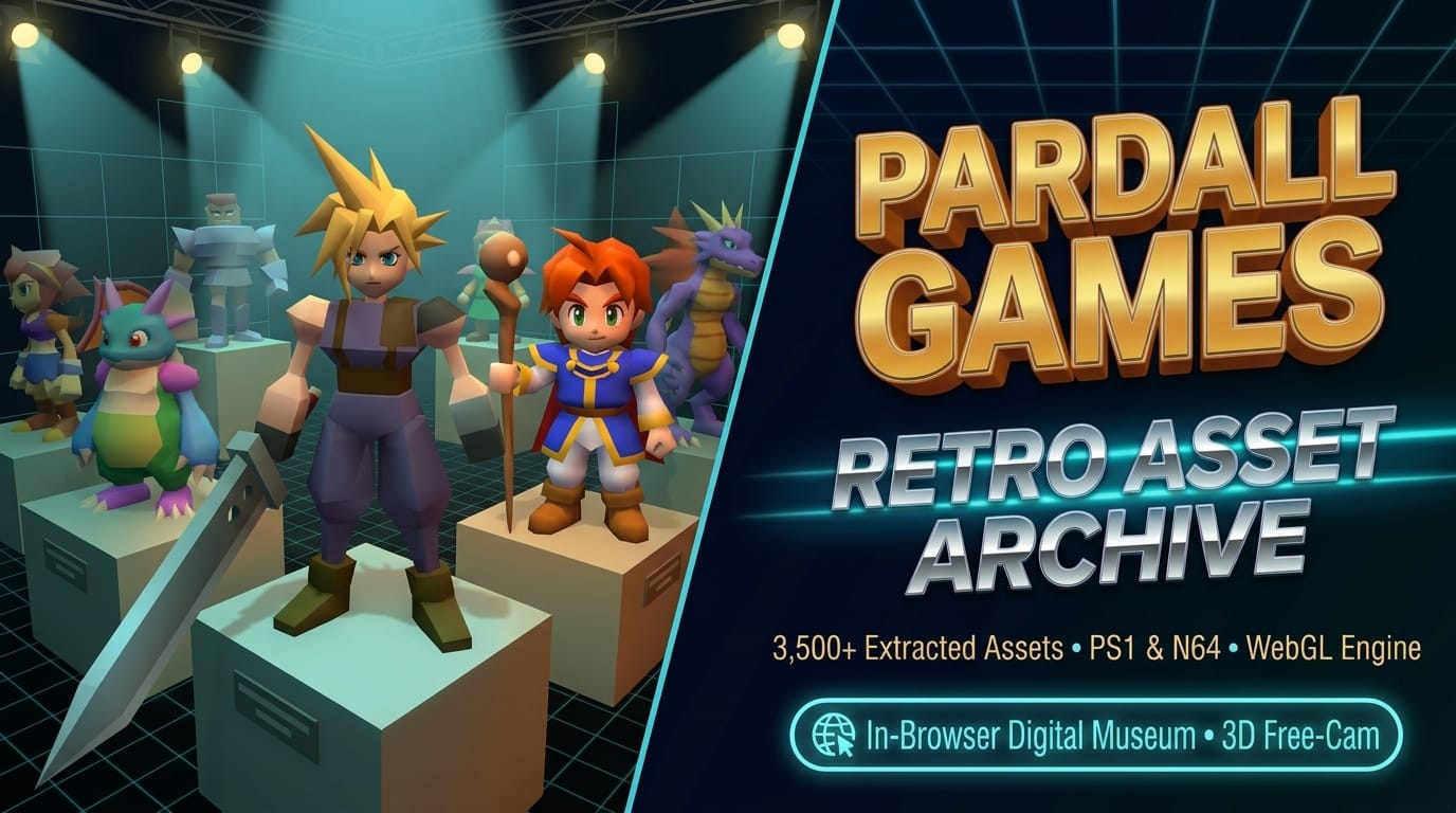 Preserving the Polygonal Dawn: Inside Pardall Games’ In-Browser PS1 & N64 3D Museum