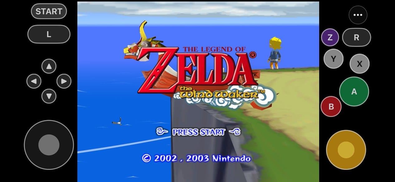 Wind Waker Recomp running on iPhone