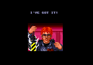 Ghostbusters Special Edition in-game character select screen on Sega Genesis