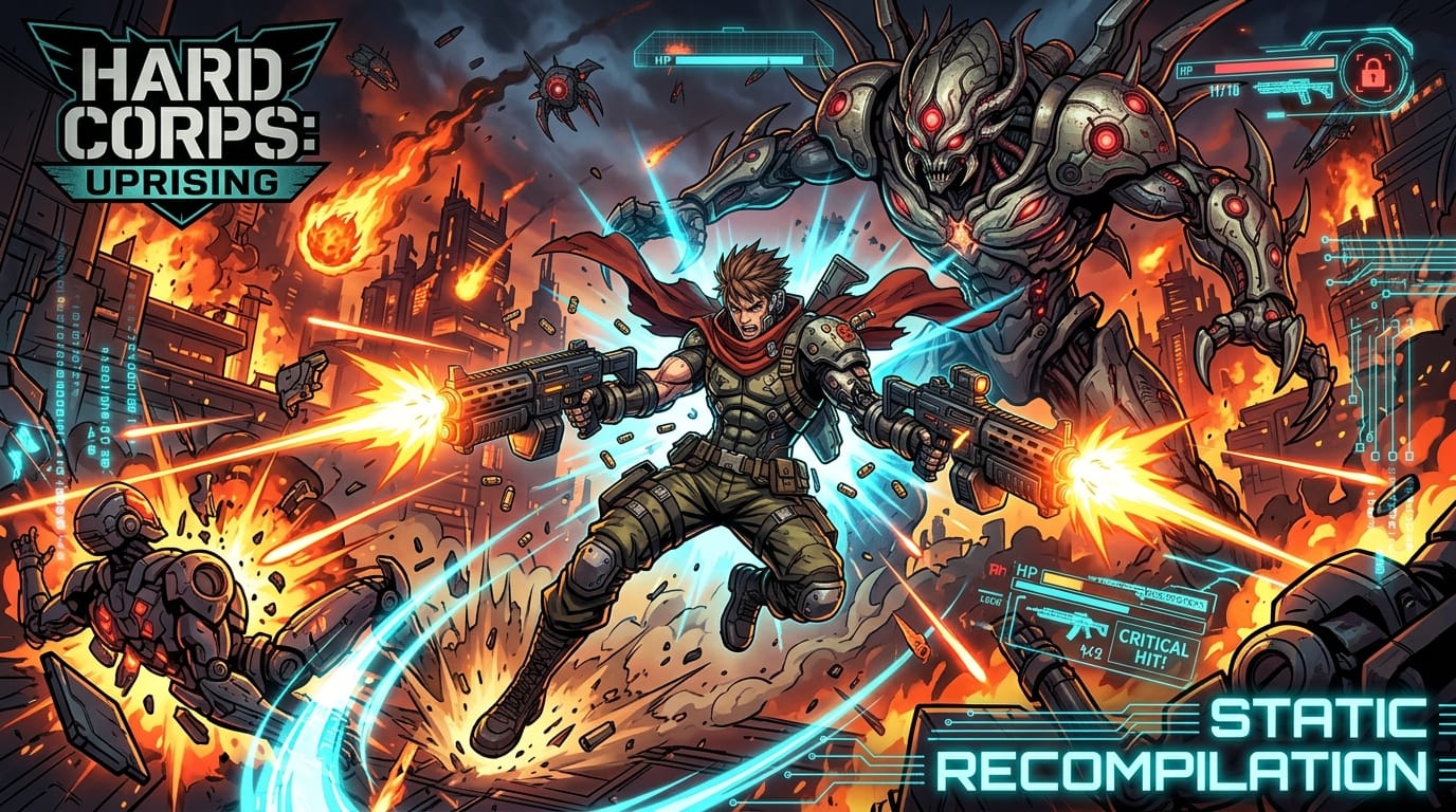 Arc System Works’ Lost Contra Masterpiece Just Got Recompiled for PC: Hard Corps: Uprising Lands on Windows and Steam Deck