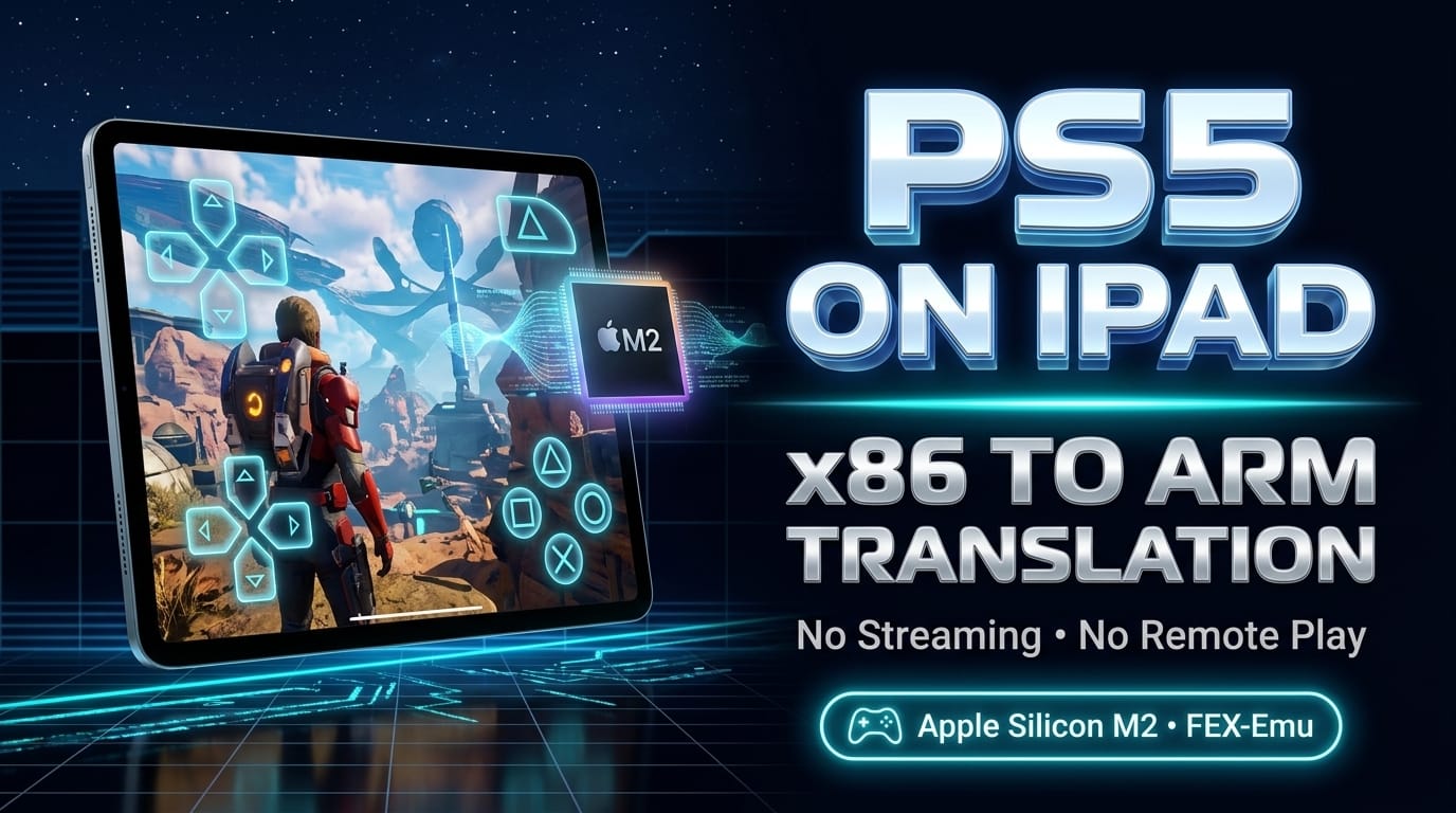 PS5 Executable Runs on Apple Silicon iPad: Reverse Engineering Breaches the ARM Frontier