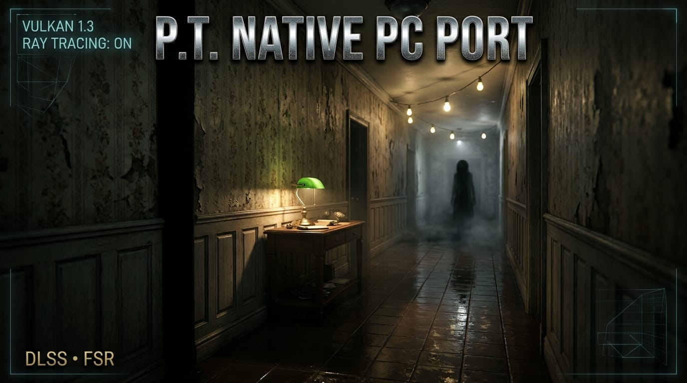 P.T. Reborn on PC: Silent Hills Playable Teaser Gets Native Vulkan Port With Ray Tracing, DLSS, and VR Support