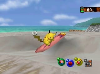 Classic gameplay from Pokémon Snap on the Nintendo 64