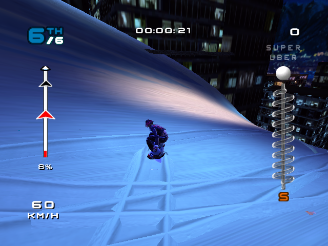 Metro City track running at 60 FPS in SSX 3 Recomp