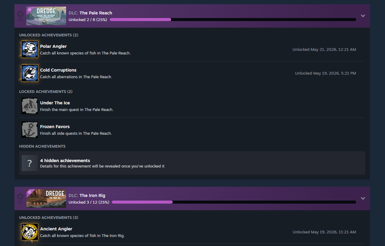 Steam DLC Achievement Sets