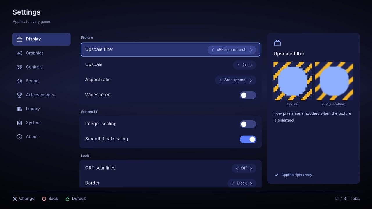SwanStation Core Options
