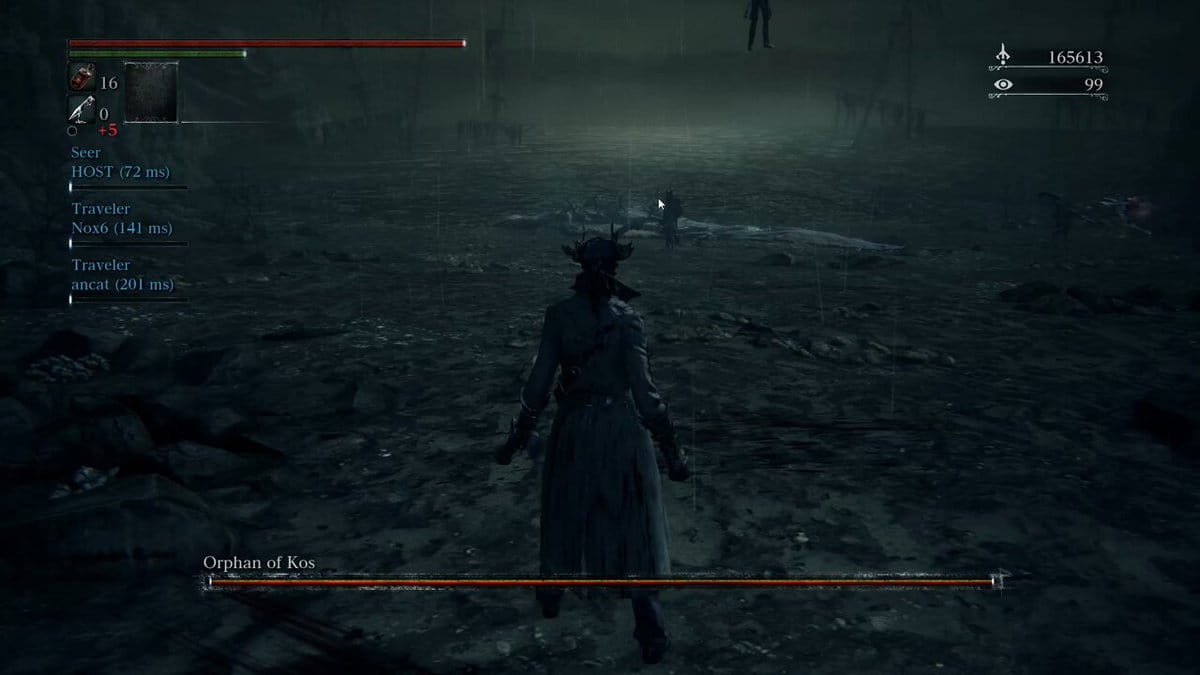 Bloodborne PC Online Co-Op Orphan of Kos Fight